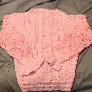 Pink sweater